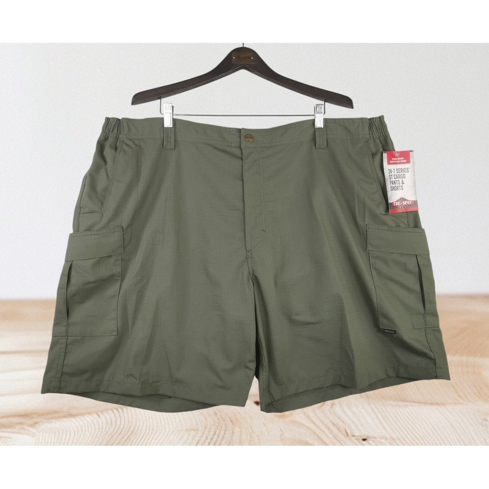 TRU-SPEC Green Men's NEW Size 52 Waist 24-7 Series Shorts Cargo Tactical